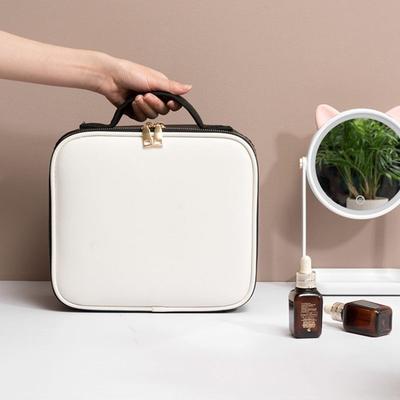 New Cosmetic Bag For Women Large Capacity Waterproof PU Leather Storage Case For Makeup Travel Toiletry Beauty Makeup Bags