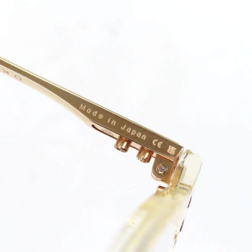 Pristine DITA Glasses OKU gold mens DTX419-A03 Used