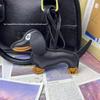 Miu-Style Sausage Dog Plush Charm - Backpack, Car, Keychain Gift