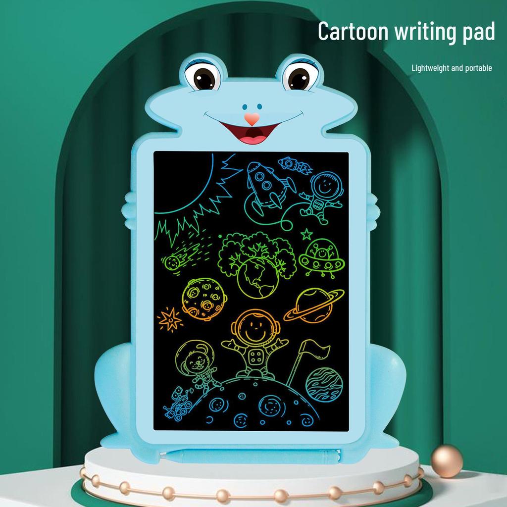 8.5 Inch Frog Cartoon LCD Writing Tablet for Kids - Electronic Drawing and Handwriting Board