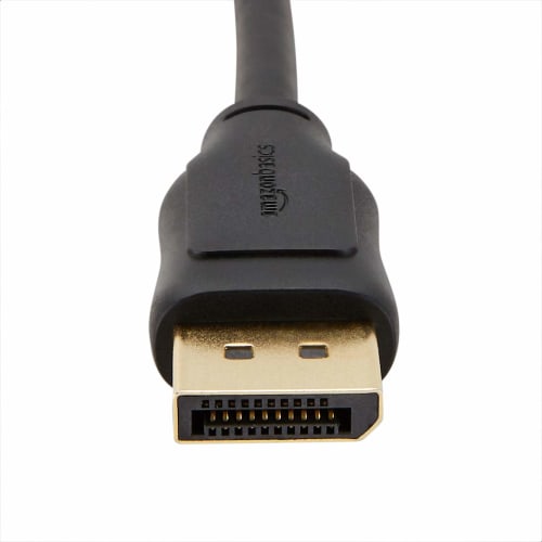 Basic DisplayPort To DisplayPort Cable 3.0m Compatible with Game Consoles Black