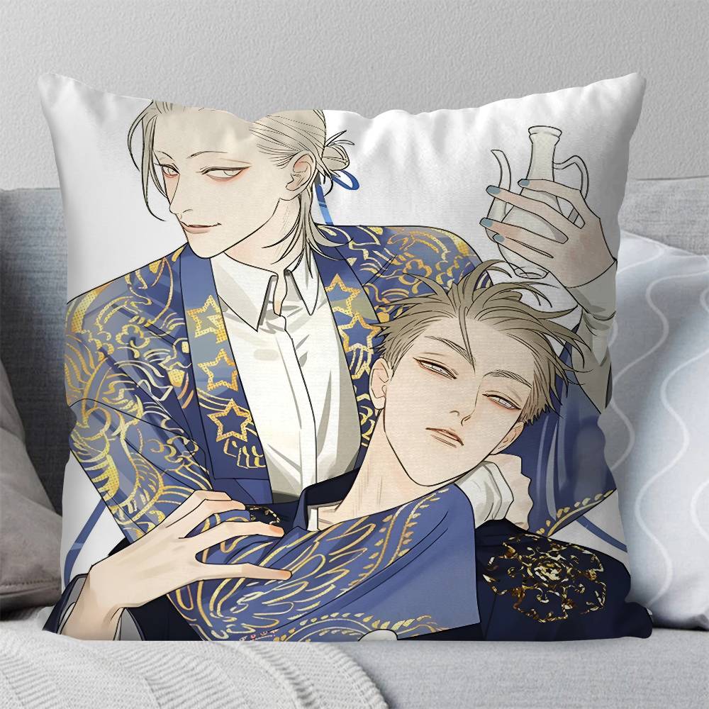 19 Days Anime Pillow Case Square Pillow Bedroom Sofa Leisure Comfort Cushion Car Living Room Home Decoration