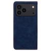 For iPhone 17 Pro Case Lines Pattern Wallet Leather Phone Cover with Strap