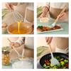12Pcs Silicone Utensils Set Black Non-Stick Cookware Wooden Handle Spatula Shovel Egg Beaters Kitchenware Kitchen Accessories