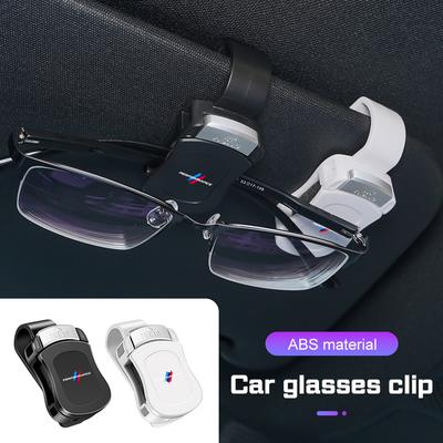 Car Interior Glasses Clip For X1 X2 X3 X4 X5 X6 X7 1 3 5 6 7 Series F48 E70 E90 G20 G30 Ix3 I7 Sunglasses Holder Accessories