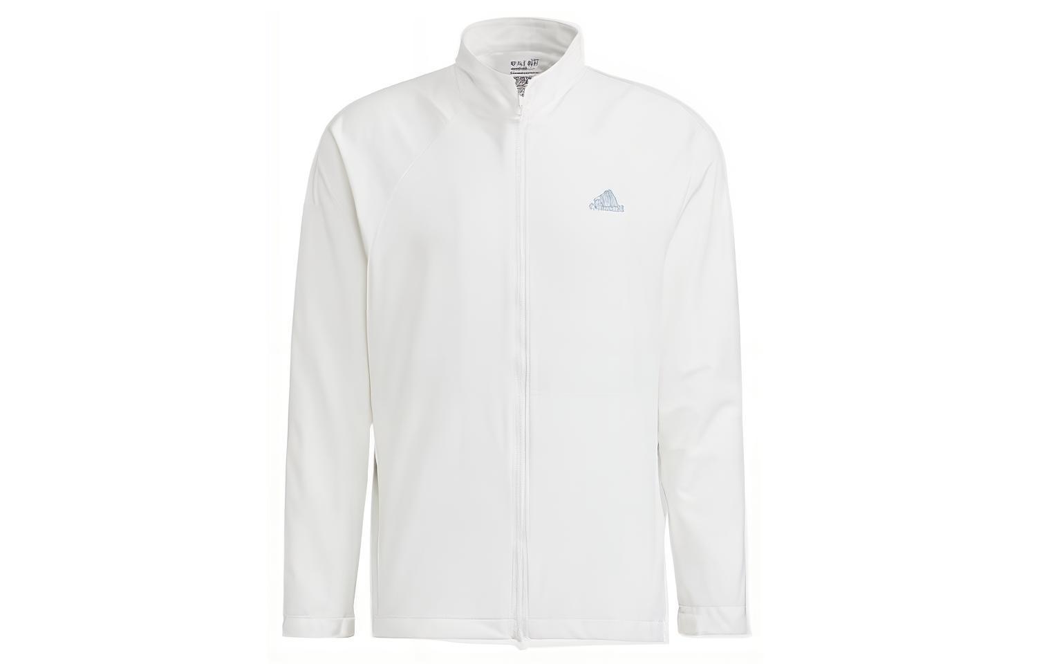Adidas Jackets Men s White Stand Collar Moderate Other HG4121 XL
