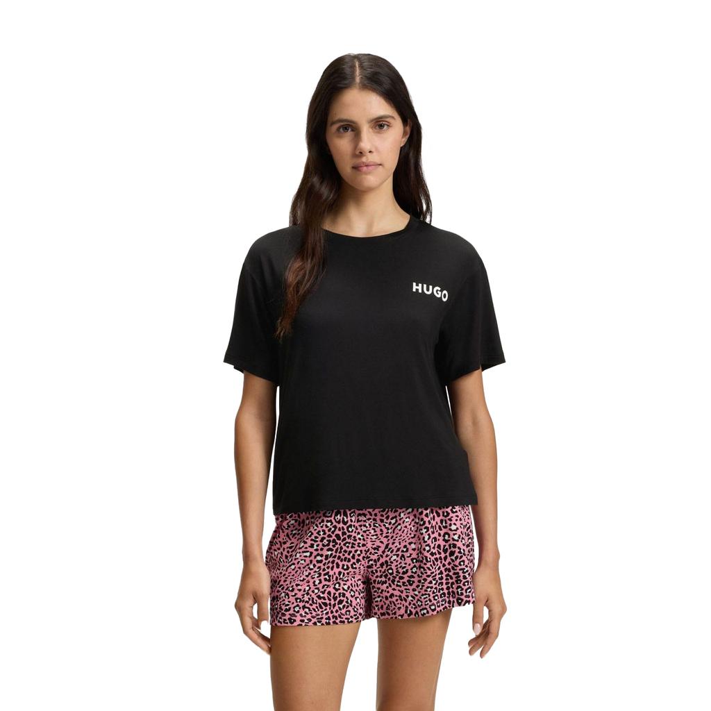 Hugo Womens/Ladies Unite Contrast Logo Pyjama Top