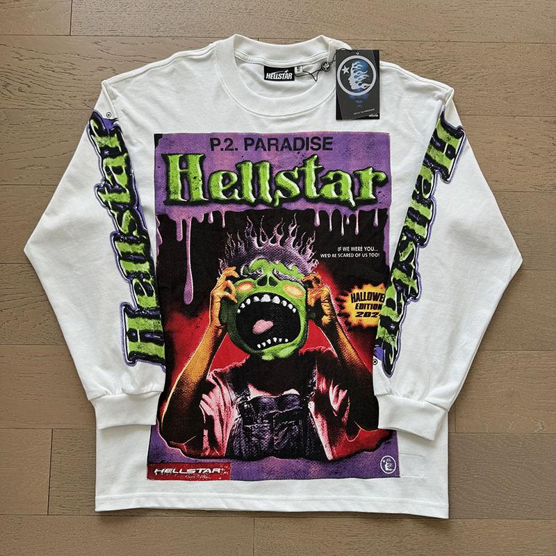 25 Frühling und Herbst Amerikanische trendige Marke Herren und Damen Paare Große Größe Lockerer Pullover Langarm T-Shirt Teenager T-Shirt