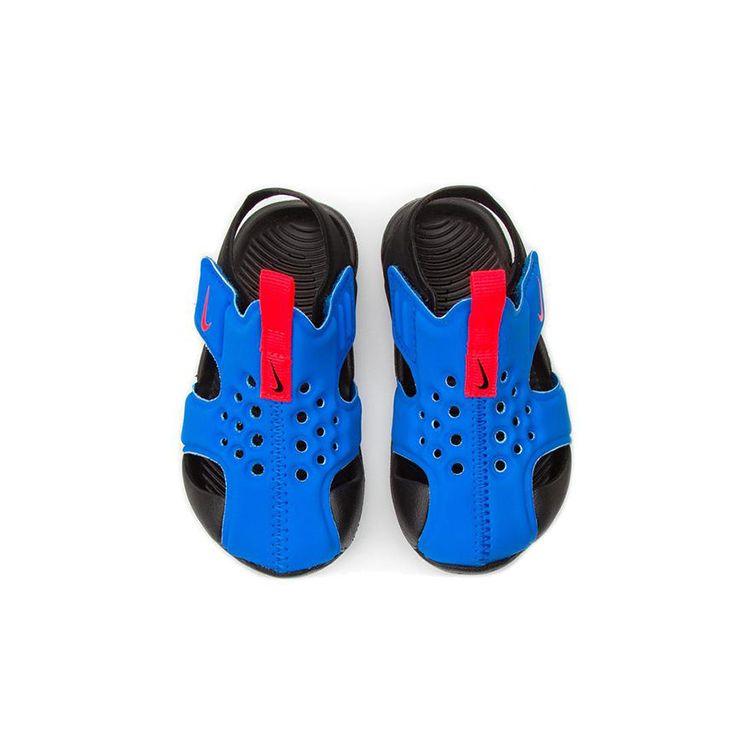 Nike Sunray Protect 2 Sapatos Confortáveis de Cano Baixo para Caminhada Sapatos de Bebê Azul Preto 943827-400