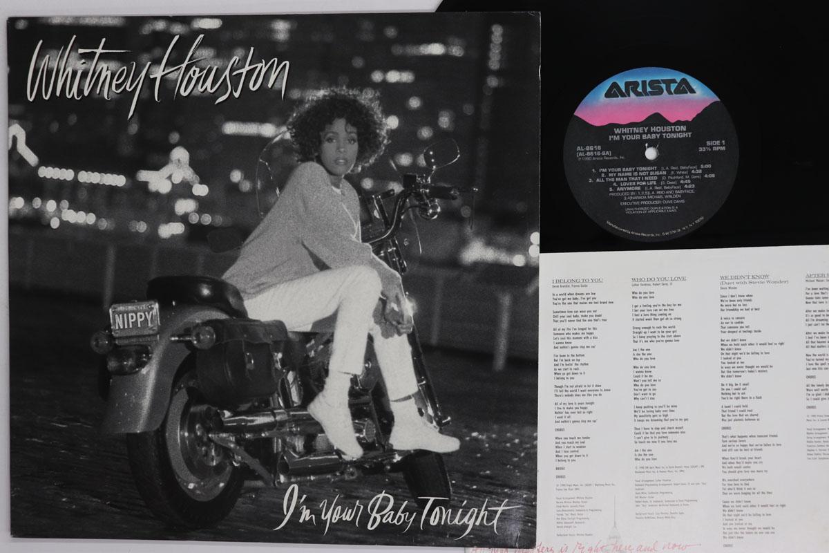 

Виниловая пластинка WHITNEY HOUSTON Im Your Baby Tonight AL8616 ARISTA 1990 США SoulFunk Б/у