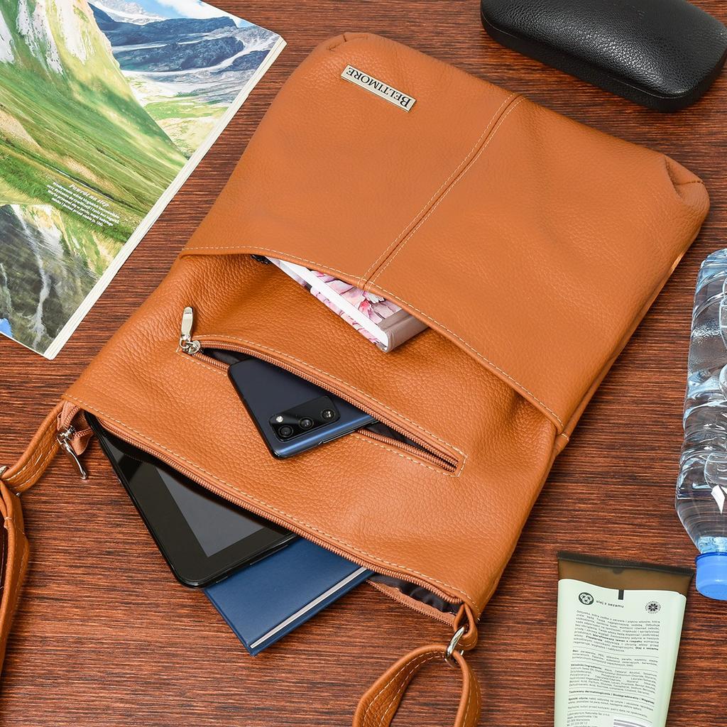 Women's Leather A4 Messenger Bag Beltimore