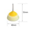 Round Shape Foam Buffing Pad Metal Shank Sponge Polishing Wheel  Cleaning Accessories