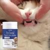 Pet tooth powder cleans teeth while refreshing breath, making interaction with furry children closer