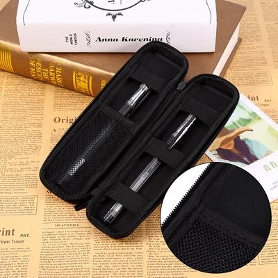 Trousse à stylos et crayons EVA Support Pochette Noir Portable avec Intégré et Sangle Élastique pour Stylos Plume Stylo à Bille