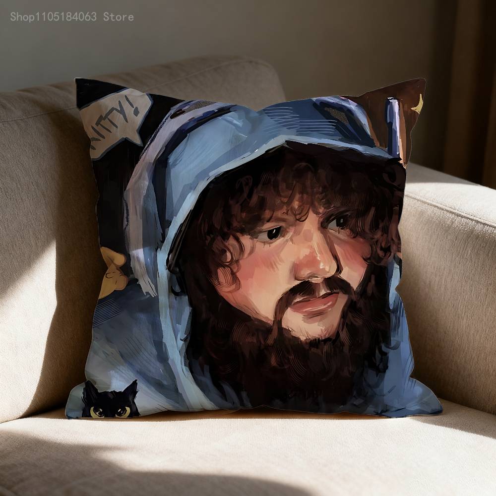 

C-CaseOh Pillow Case For Sofa Decor Car Office Room Printing Cushion Cover Decorations and Protector 30cmx30cm