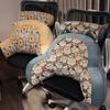 Retro Printed Headboard Cushion Plump Filling Soft Waist Protection Mats Large Backrest Sofa Hug Pillow Home Bedroom Study Office Reading Pillow