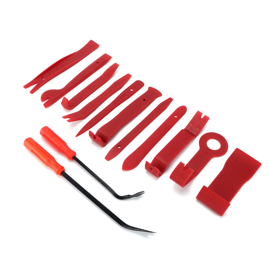 13pcs set Audio Remover Set Disassembly Tool Pry Bar for Car Trims Radio Door Dashboard Panel