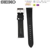 Watch Genuine Leather with Care Instructions [Seiko] Band, 18mm, Strap, Men's, (Black)