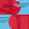 High Buoyancy Life Vest Adult Foam Oxford Cloth Boat Vest Outdoor Rafting Red Life Vest