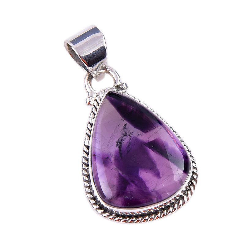 Natural Cacoxenite Gemstone 925 Solid Sterling Silver Jewelry Pendant 1.50" A8v08