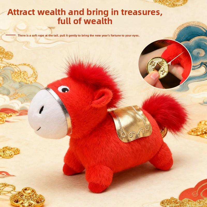 Plush Pony Toy With Pp Cotton Filling For Kids And Collectors