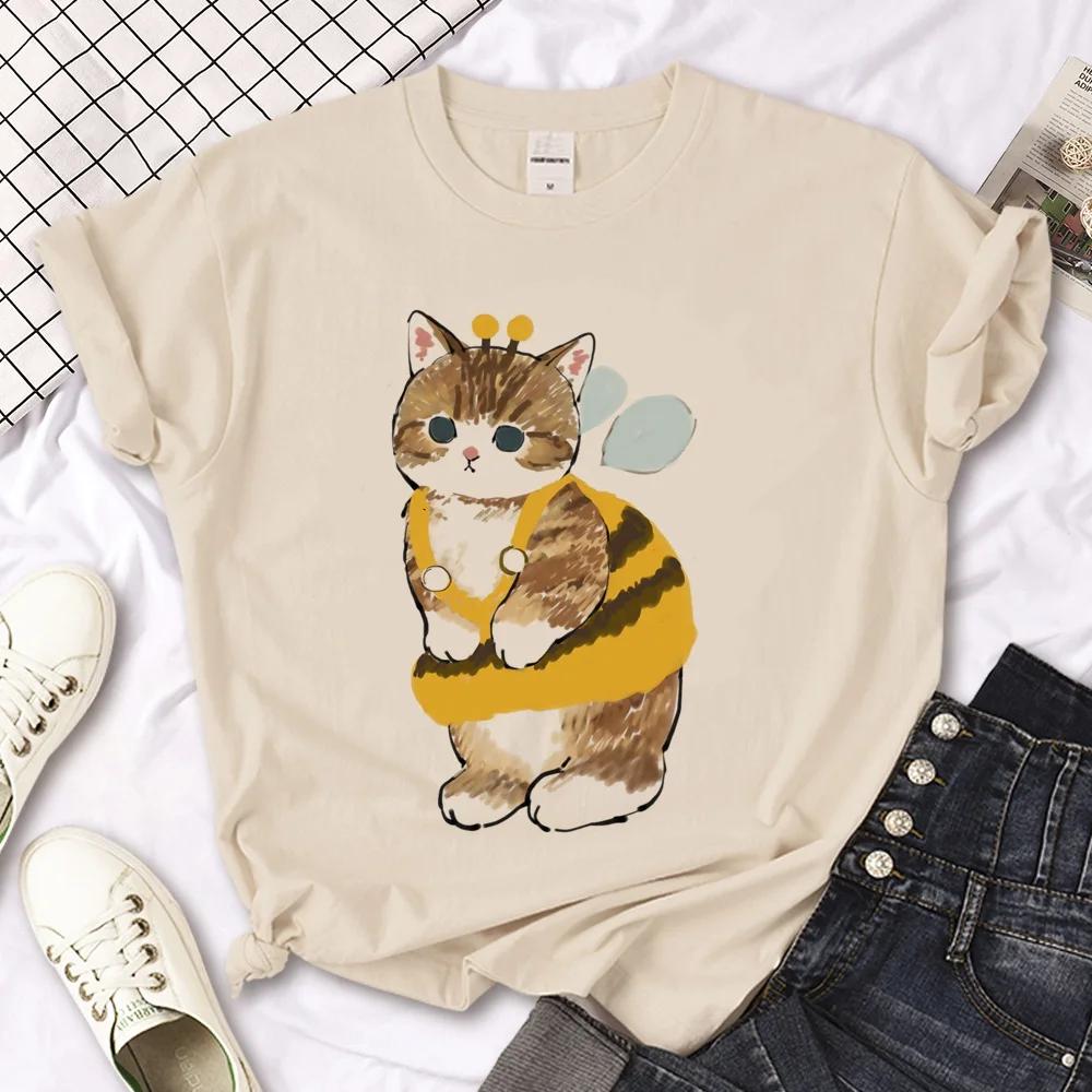 Летние футболки с изображением кота — фото 11