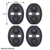 4Pcs Car Door Lock Pads Auto Door Buffer Shock Absorber Silicone Car Door Closing Buffer Cushion Protector Goods