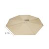 8 Arm OUTDOOR Umbrella Canopy Replacement Fabric Garden Parasol Roof For Sun Cover 3.77x9.84x9.84ft
