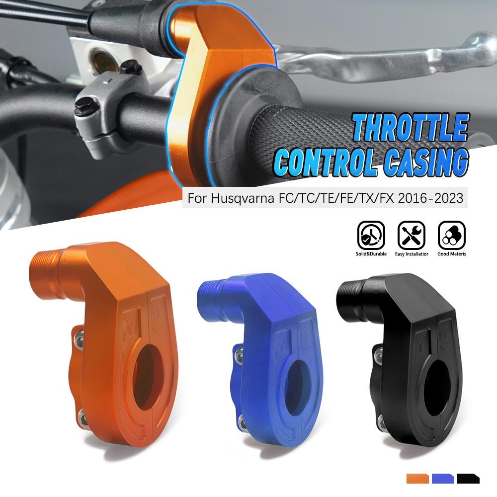 For Husqvarna 2024 TE 300 FE TE 300 350 400 501 450 250 150 125 FC FX TX TC NICECNC Aluminum Throttle Control Casing Base Cover