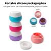 20Ml Portable Silicone Travel Jars With Lid Cosmetic Face Body Hand Cream Pill Box Mini Travel Jewelry Cream Powder Containers