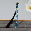 Swords Design Alloy Bookmarks With Decorative Tassels Martial Arts Inspired Metal Lightweight Book Marker