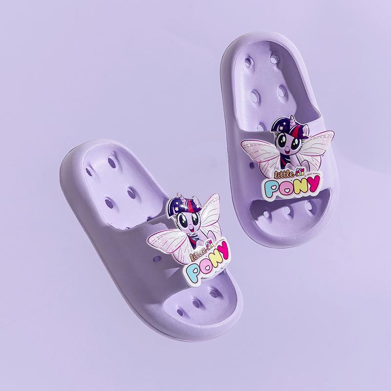 My Little Pony Girls' Summer Flip-Flops: Non-Slip, Outdoor & Bathroom Sandals