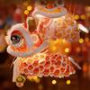 DIY Material Package New Year Lion Dance Lantern with Tassel Festival Atmosphere Ancient New Year Lantern Hanging Ornament