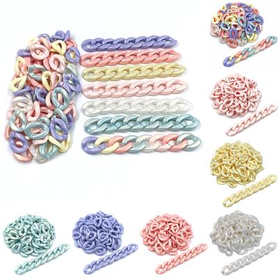 Suministros para fiestas en casa Cadena de cuentas Collar Pulsera Venta al por mayor Hallazgos de bricolaje Colgante Fabricación de joyas 40 piezas Macaron para