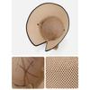 Weave Women Sun Hat Wide Brim Sunscreen Bucket Hat Fashion Sun Cap  Ladies/Girls