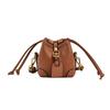 Mini-Eimer-Umhängetasche für Damen Handys Geldbörsen PU-Leder Mode Kleine süße Kinder-Taschen für Mädchen Kleine Tragetaschen