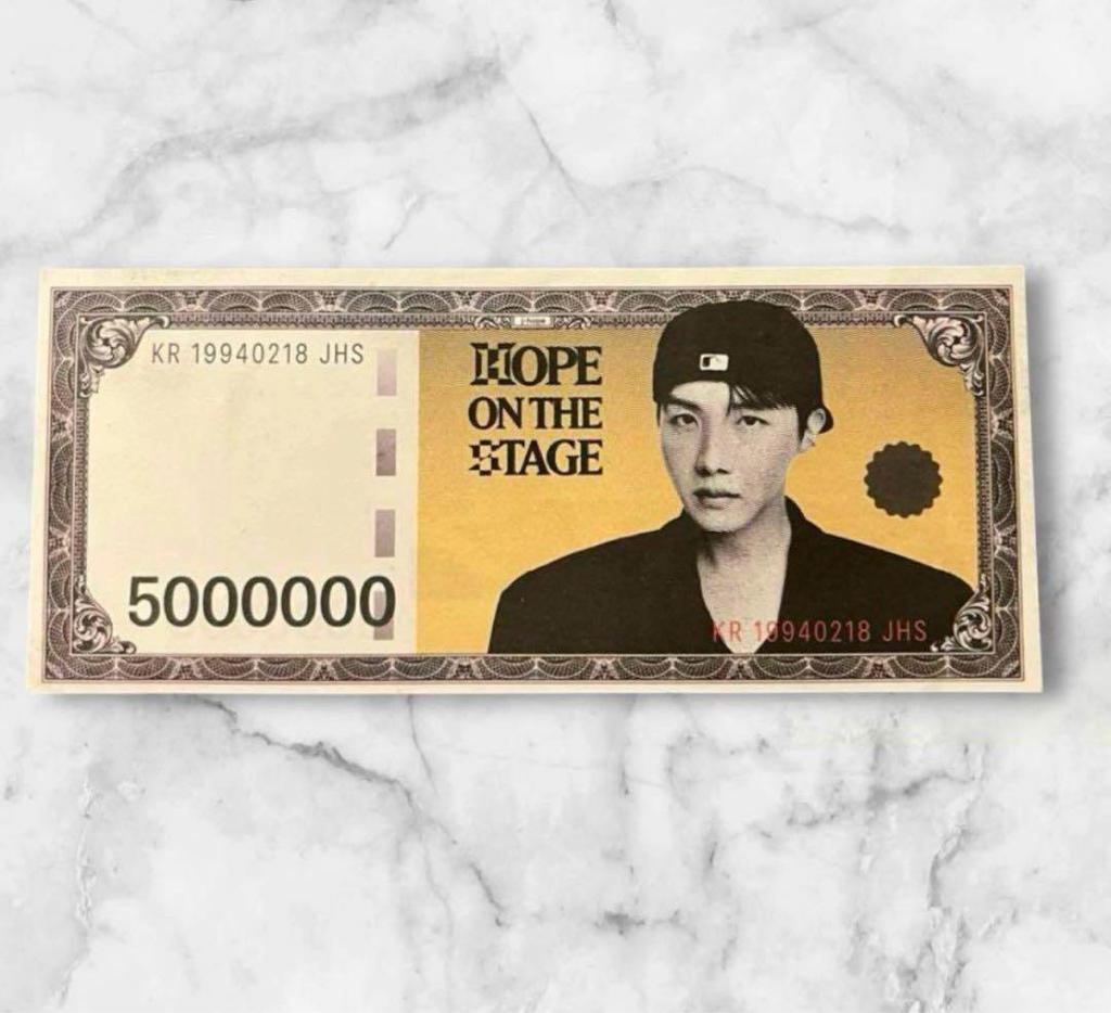 [USED] j-hope HOPE ON THE STAGE Seoul Hobby Money BTS