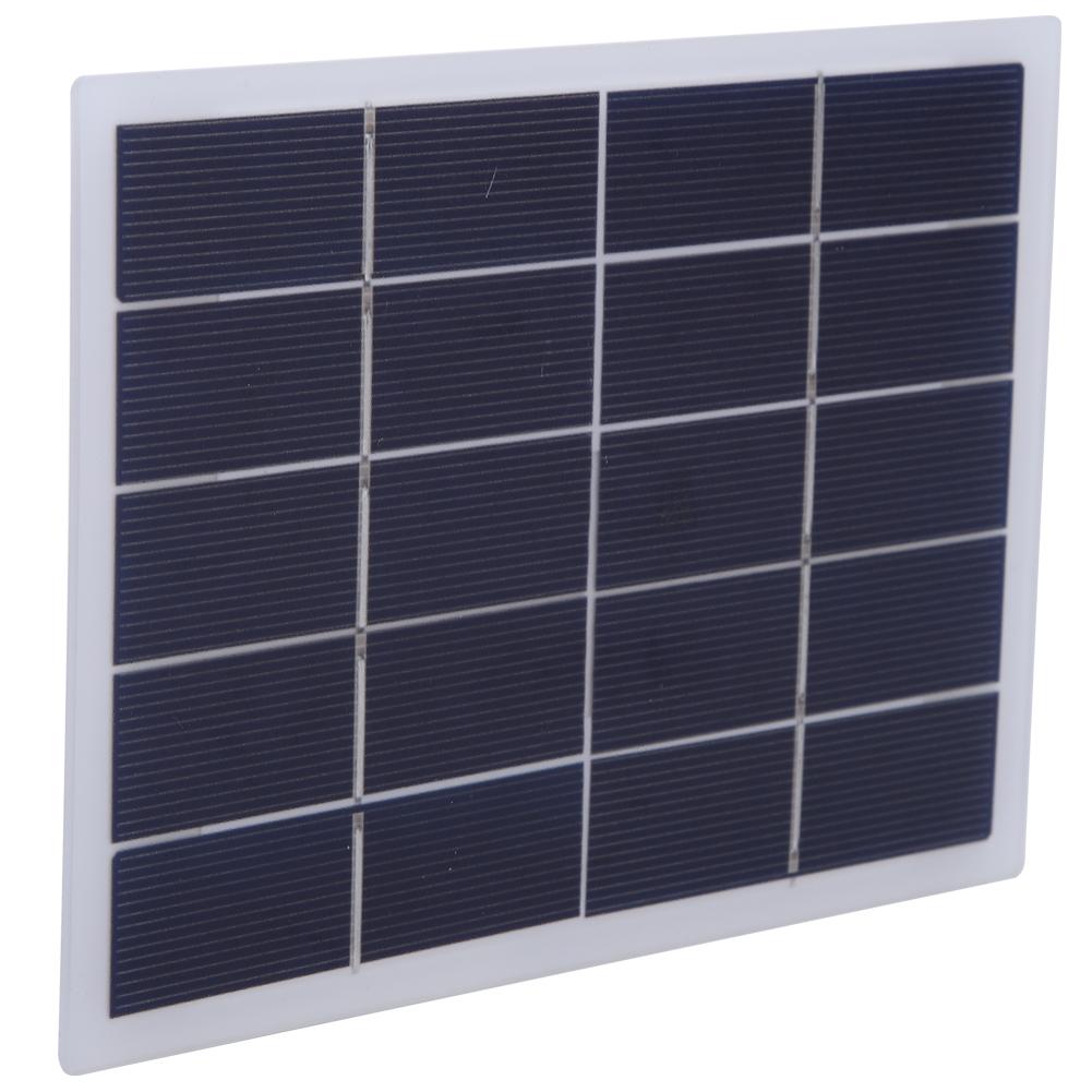 3W 5V Polycrystalline Silicon DIY Solar Panel Laminated Board Battery Plate 170x130mm(3W‑White )