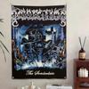 Tod D-Sektion Metal Flagge Wandteppich Schlafzimmer Wohnzimmer Garten Outdoor Festival Dekoration Hintergrundtuch Partybanner
