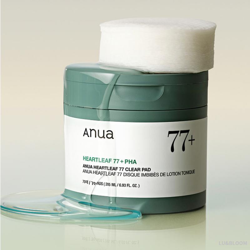 Anua Heartleaf 77% Clear Pad 70 Blatt (+Gratisgeschenk)