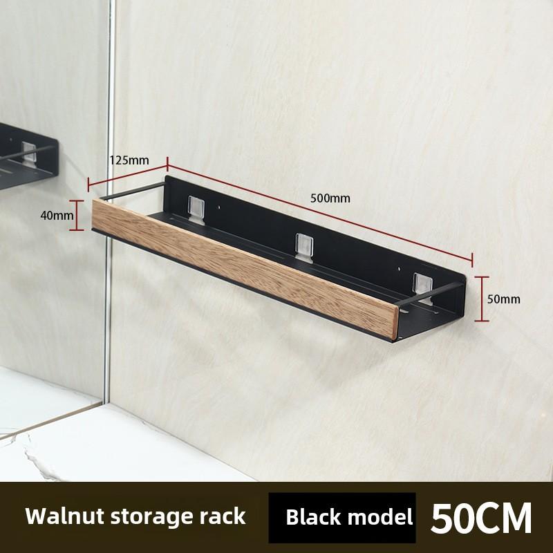 Černé rohové police do koupelny Kuchyňská nástěnná police Stojan na šampony do sprchy Koupelnové doplňky 40-60 cm
