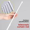 Punch-Free Telescopic Curtain and Clothes Drying Rod for Showers and Doors