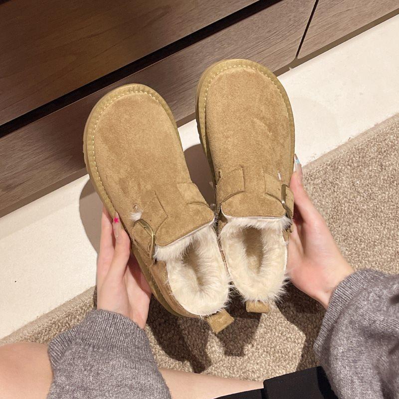 Outer wear Mao Mao new cotton shoes Martin warm autumn and winter snow boots thick-soled velvet short boots women