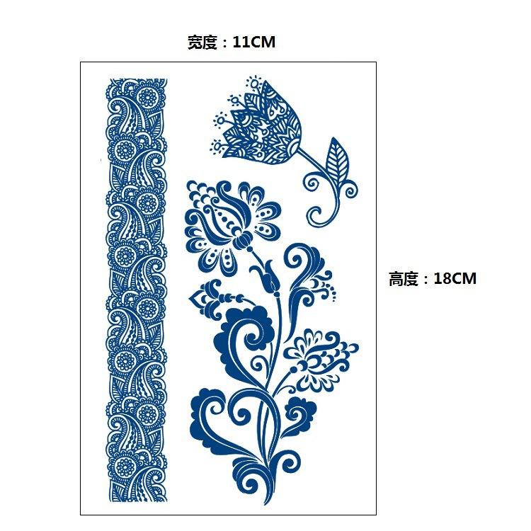 Semipermanent Herbal Tattoo Xinyao Antirubbing Sticker Gradual Change Internet Celebrity Waterproof For 15 Days Without Fading Sticker