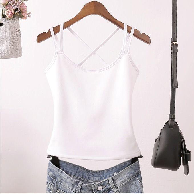 2024 Women's Spring/Summer Lace V-neck Slimming Tank Top Camisole