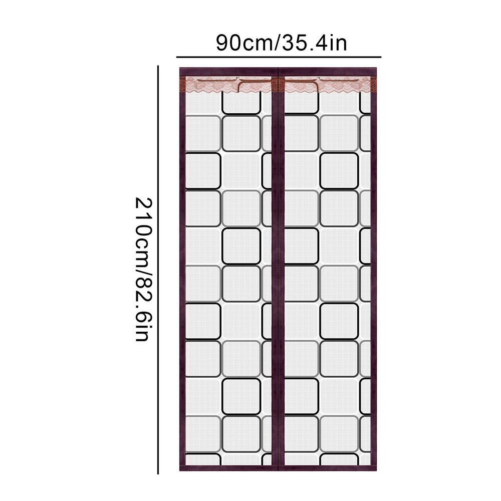 EVA Magnetic Door Curtain Magnetic Sealing EVA Screen for Door Door Warm Keeping Screen for Cold Prevention for Balconies Porch