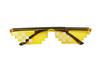 Ochelari de Soare Pixelați Mozaic Pătrat Stil Anime - Rame Rectangulare la Modă