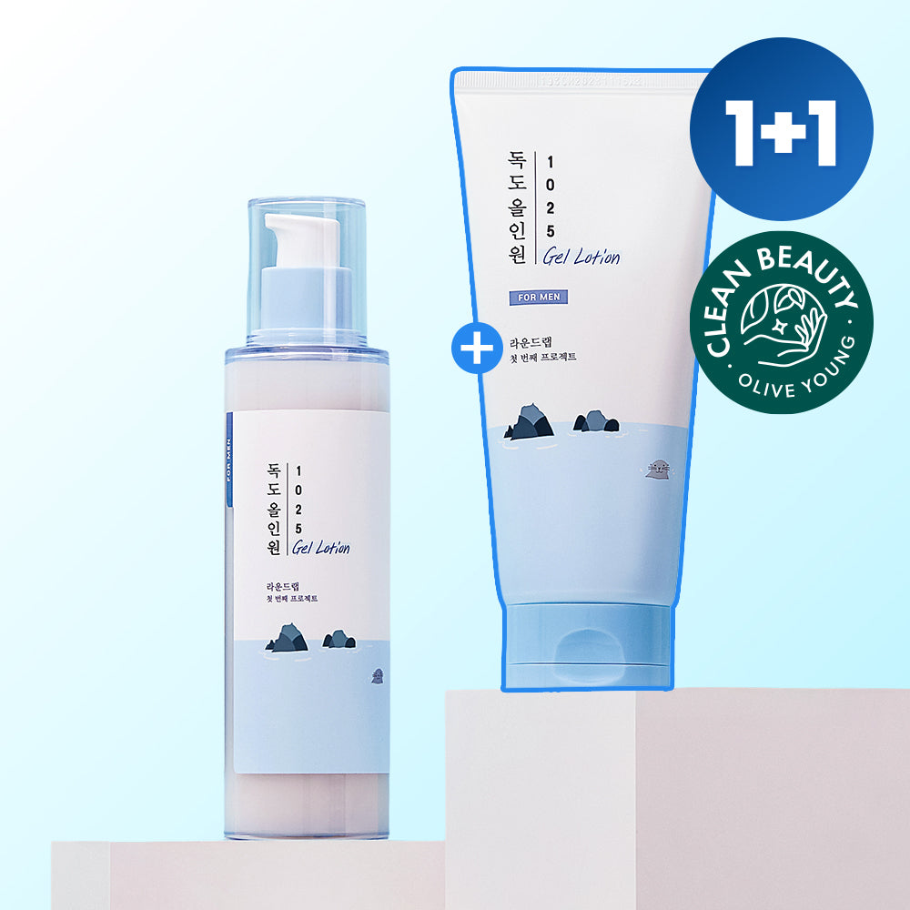 ROUND LAB For Men 1025 Dokdo All-in-One Gel Lotion 200ml (200ml+200ml)