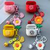 Suitable for AirPods pro1 wireless bluetooth headset case apple 1 flower cartoon 1/1 silicone soft case