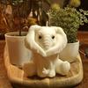 A Top Quality Set of 3 DIY Animal-Shaped Candle Molds Silicone Elephant Scented Decorative Crafts for Home